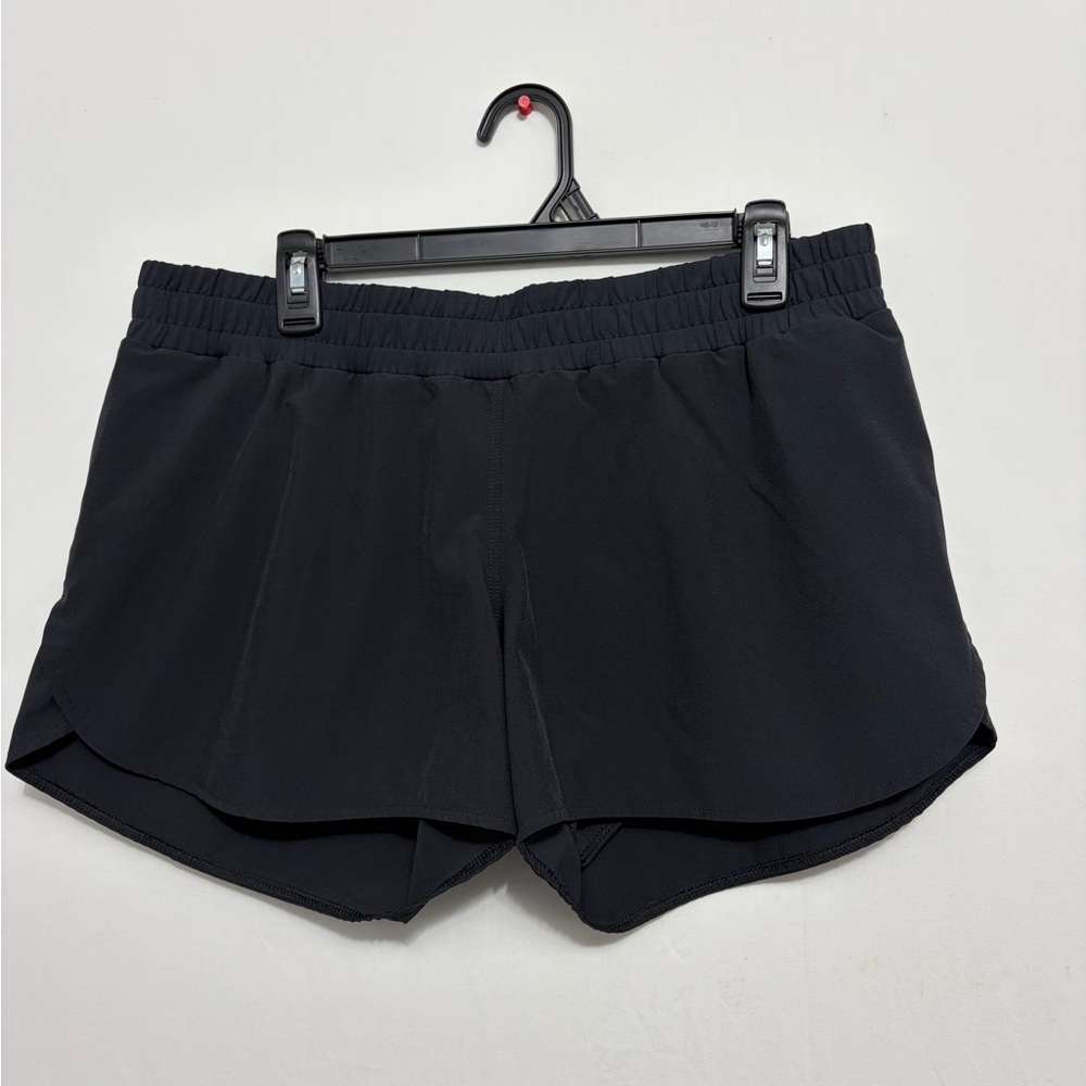 Anook Athletics Women’s Shorts Size L 12–14 Black Running Activewear(A300)✨